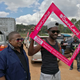 Campaigners for #SaveCarol in Kampala.